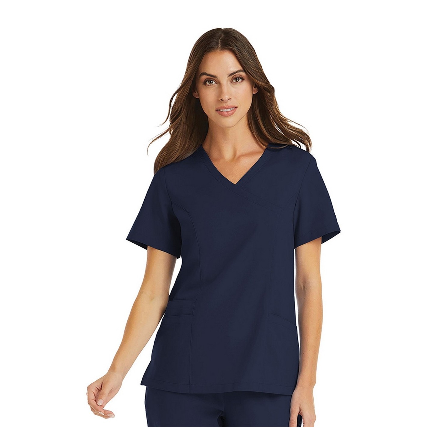 5002 Maevn Momentum Women's Mock Wrap Top