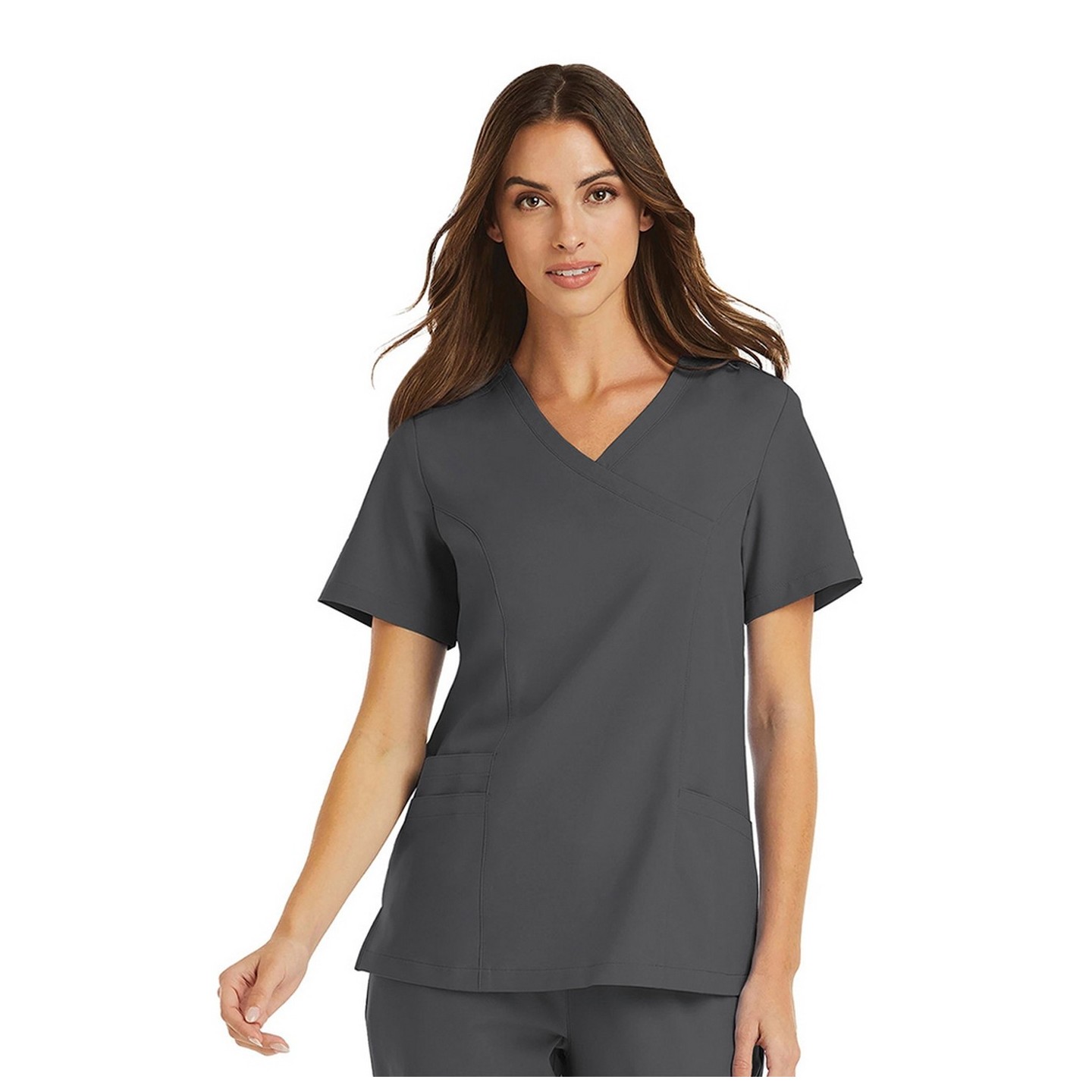 5002 Maevn Momentum Women's Mock Wrap Top