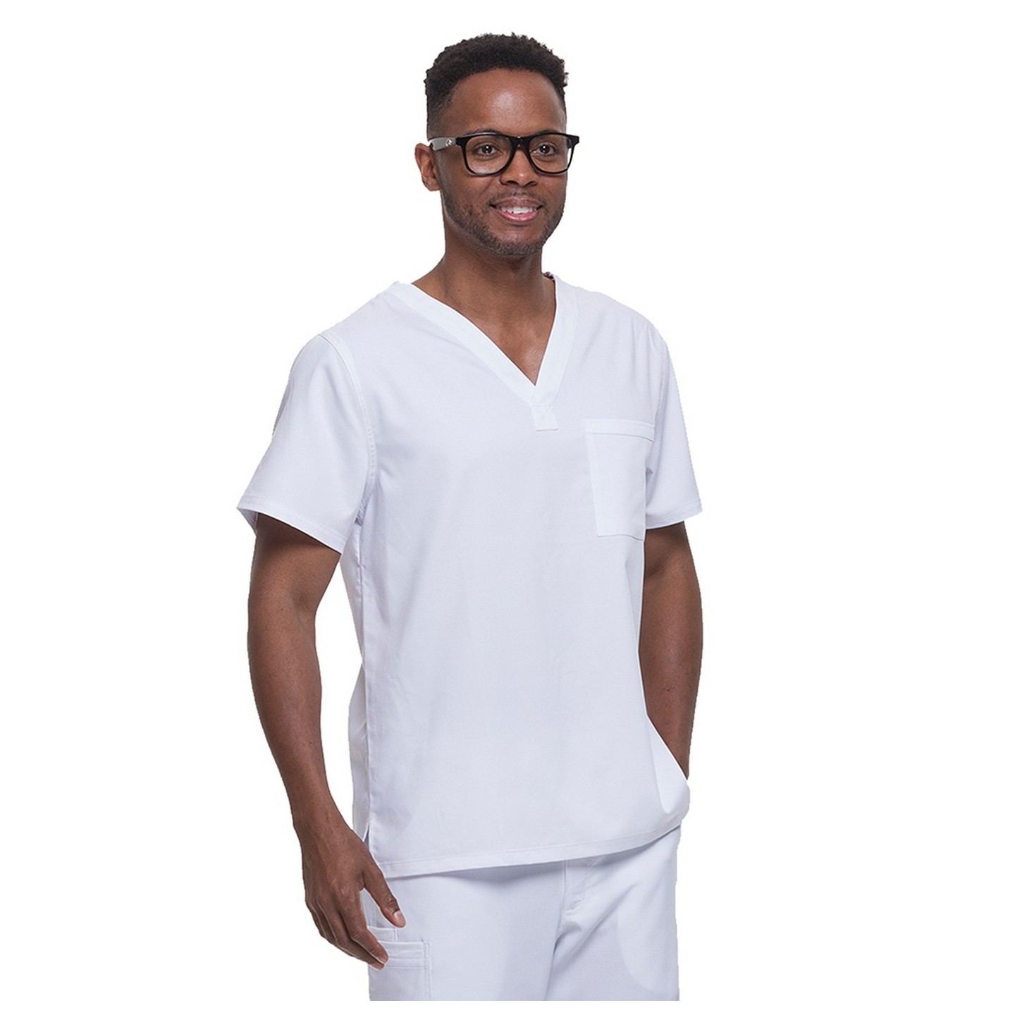 2223 Healing Hands Scrubs Blue Label Men's James V-Neck Top