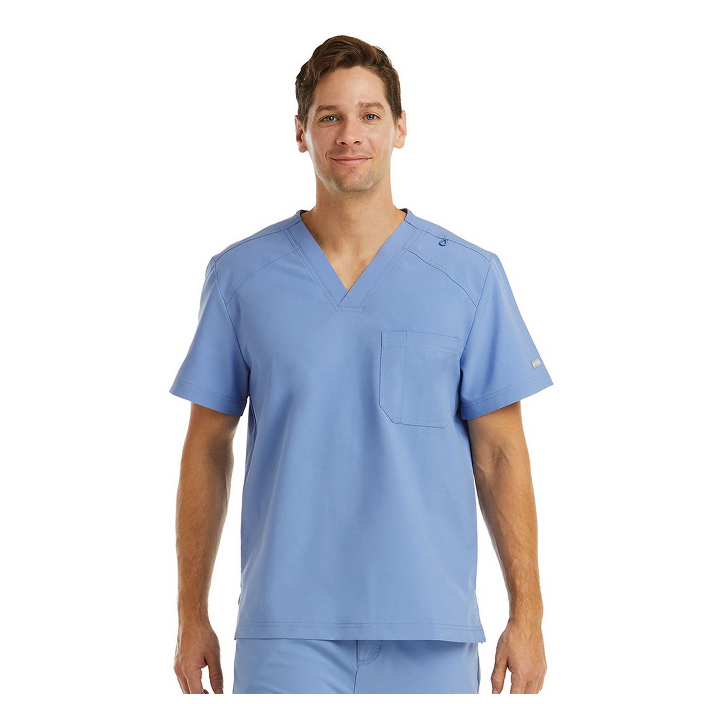 5801 Maevn Momentum Men's Chest Pocket V-Neck Top 