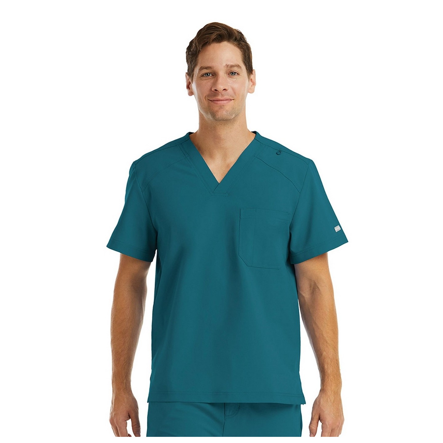 5801 Maevn Momentum Men's Chest Pocket V-Neck Top 