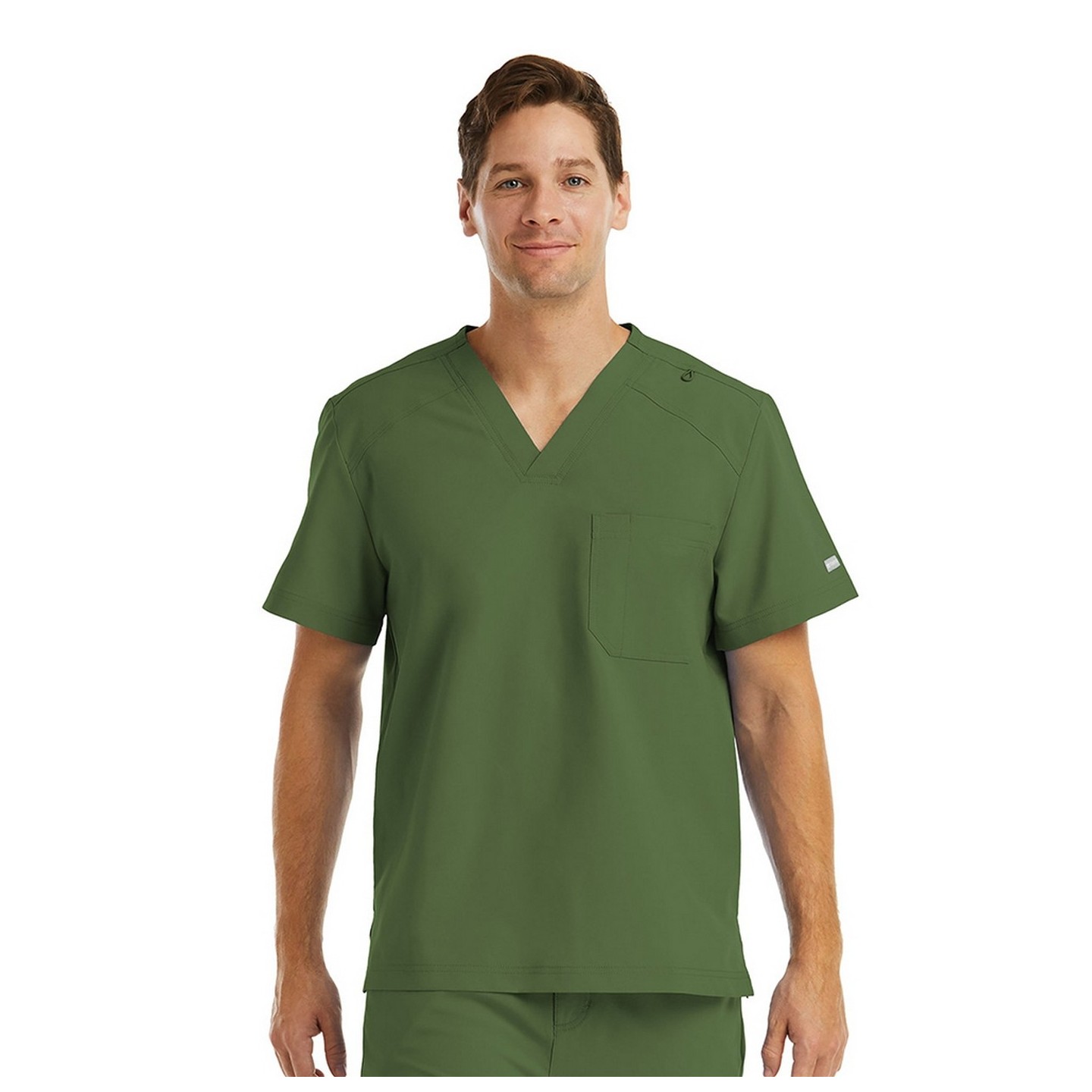 5801 Maevn Momentum Men's Chest Pocket V-Neck Top 