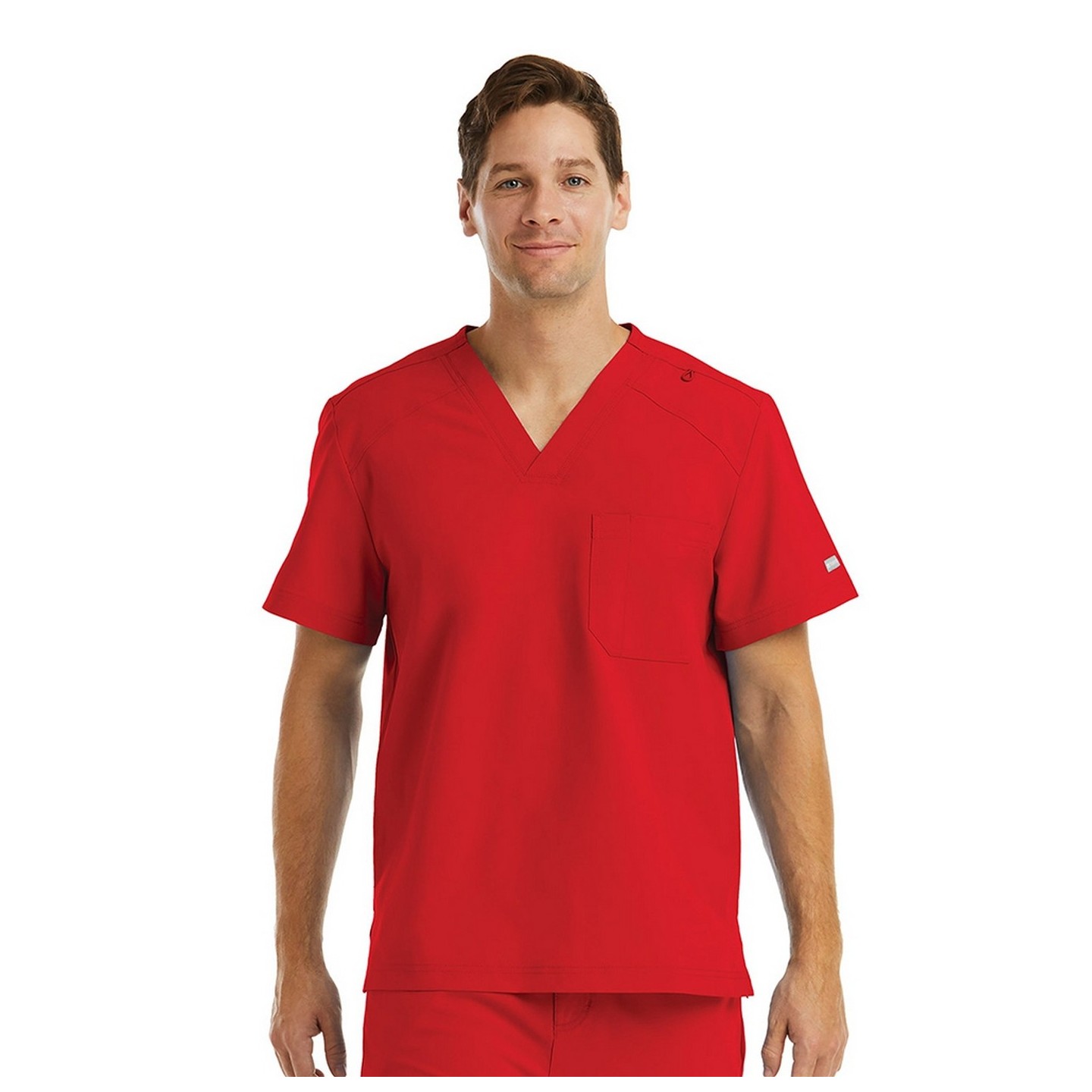 5801 Maevn Momentum Men's Chest Pocket V-Neck Top 