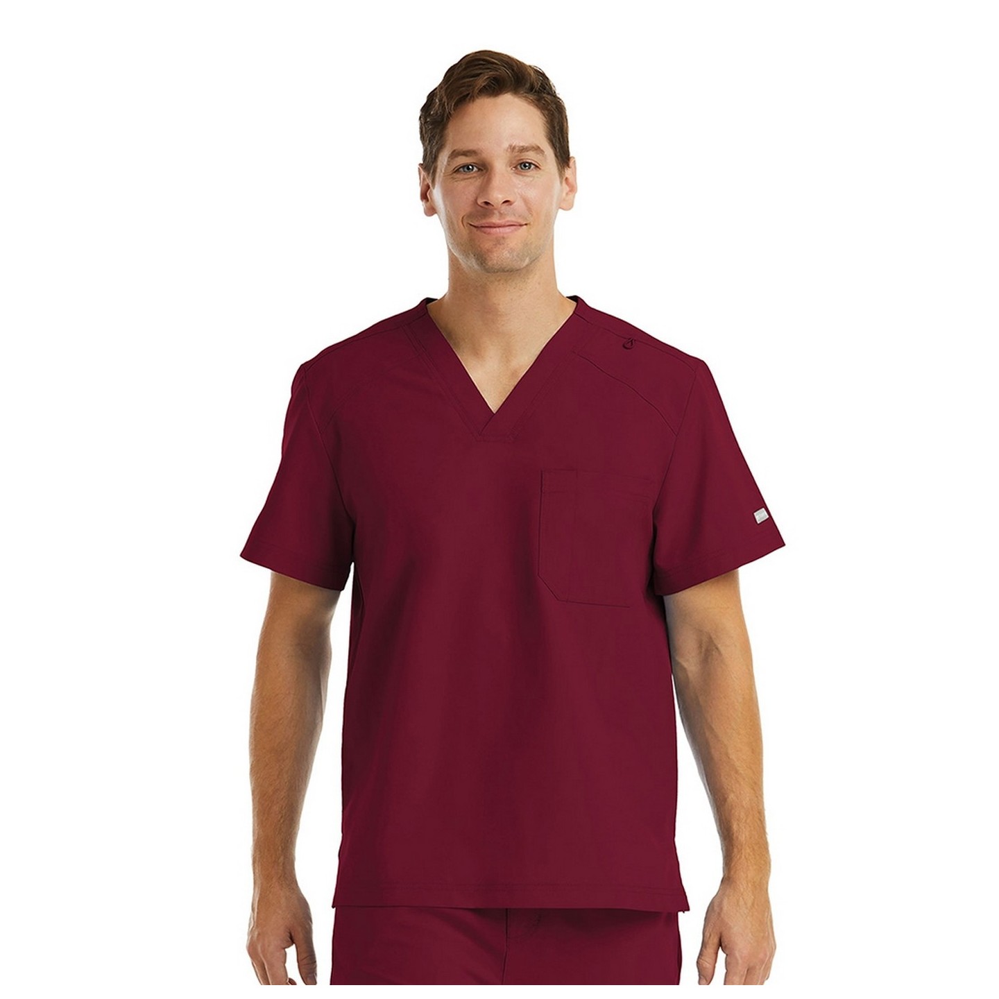 5801 Maevn Momentum Men's Chest Pocket V-Neck Top 