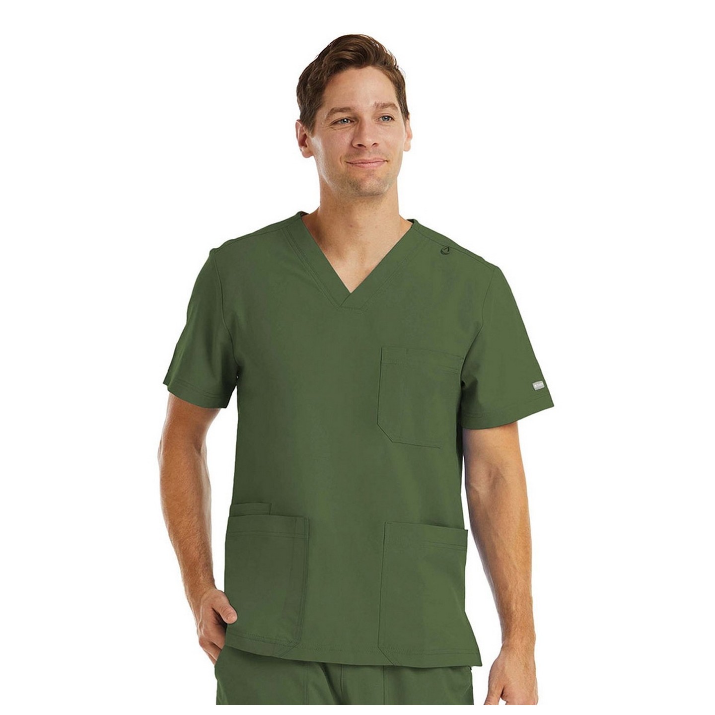 5802 Maevn Momentum Men's 3 Pocket V-Neck Top