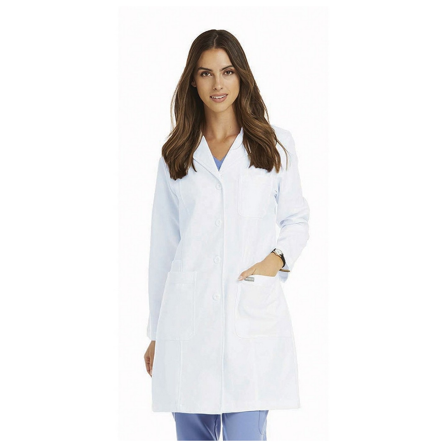 5071 Maevn Momentum Women's Full Length Lab Coat