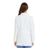 5073 Maevn Momentum Women's Notched Collar Lab Coat