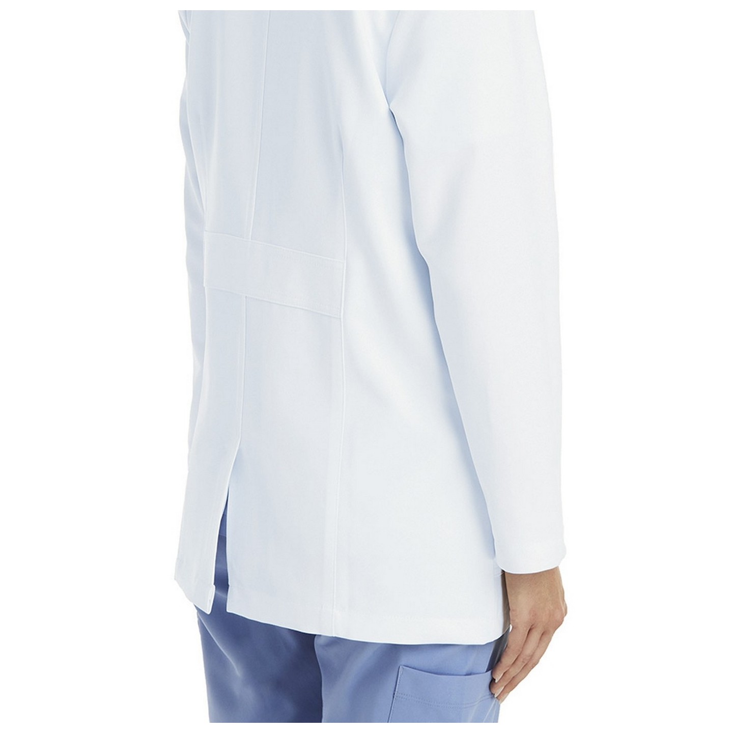 5073 Maevn Momentum Women's Notched Collar Lab Coat
