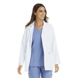 5073 Maevn Momentum Women's Notched Collar Lab Coat