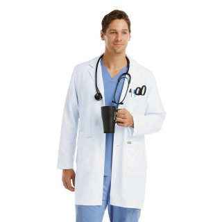 5872 Maevn Momentum Men's Mid-Length Lab Coat