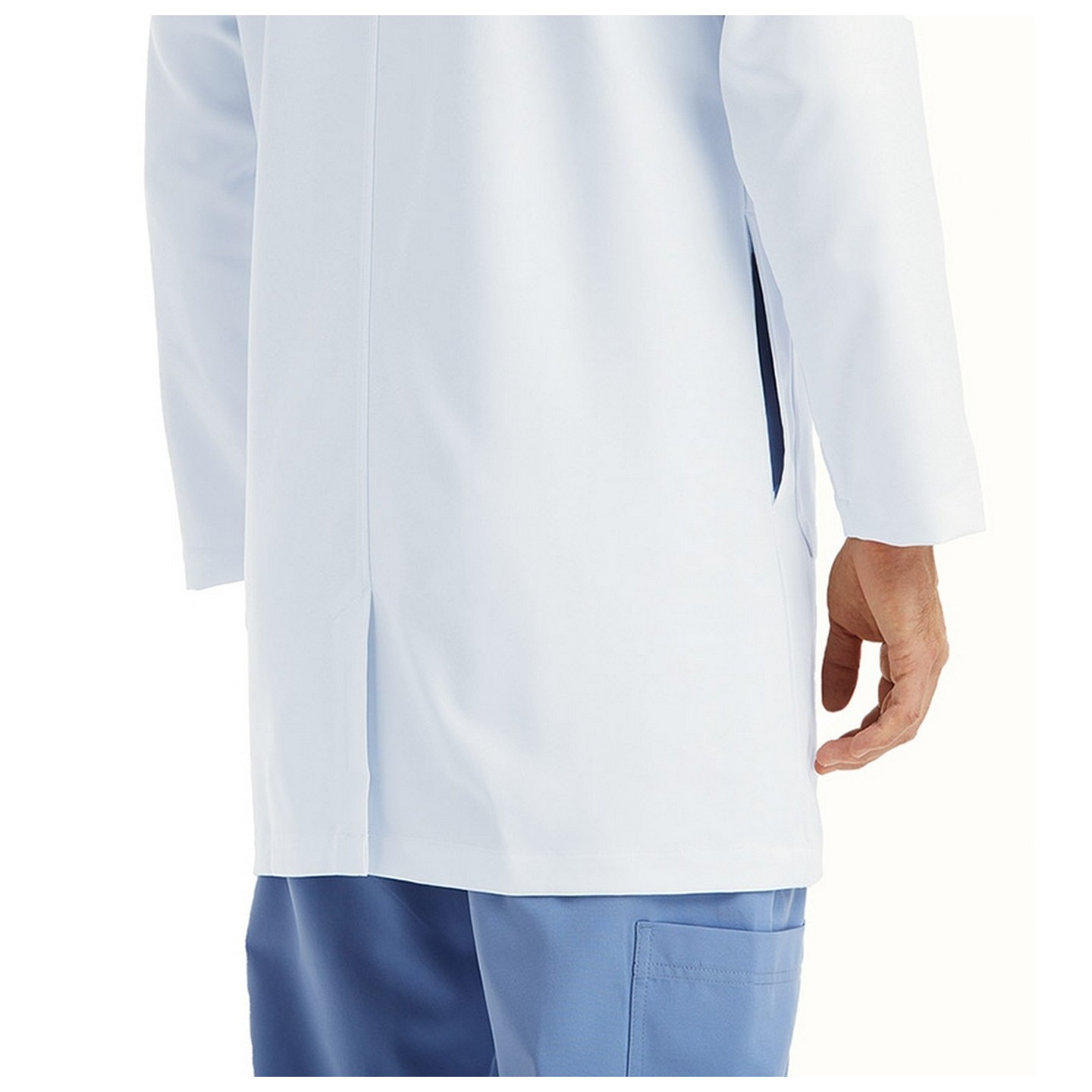 5872 Maevn Momentum Men's Mid-Length Lab Coat