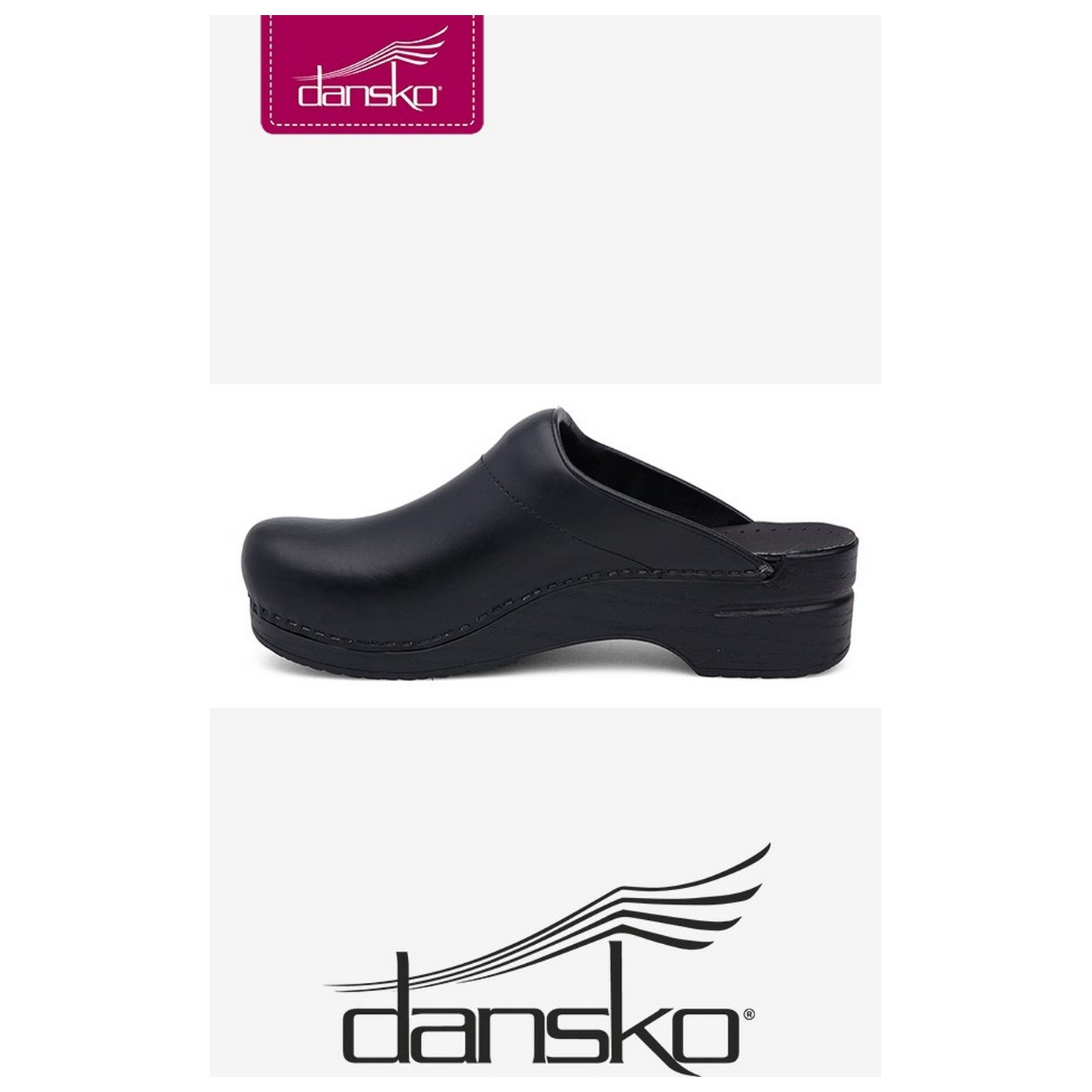 Dansko Clogs Hommes - Karl Black Box Leather