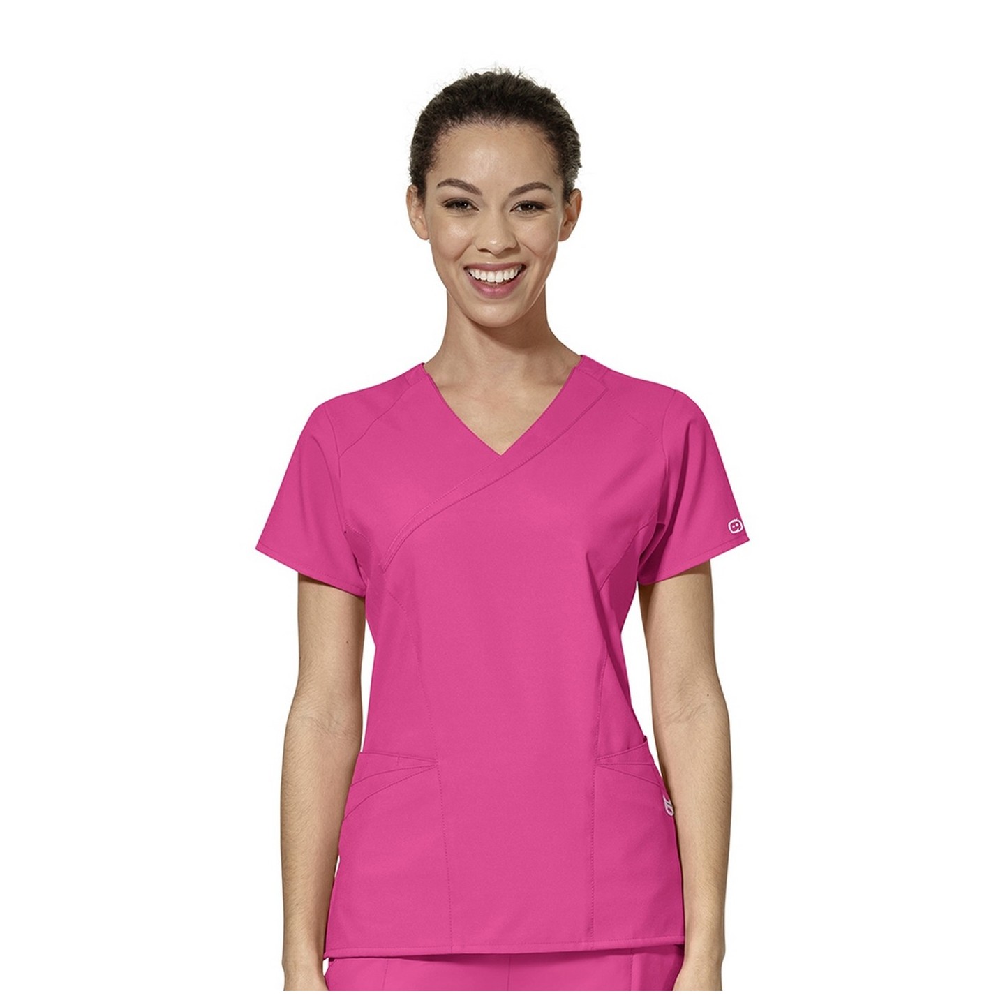 6455 W123 de Wonderwink - Haut asymétrique pour femme