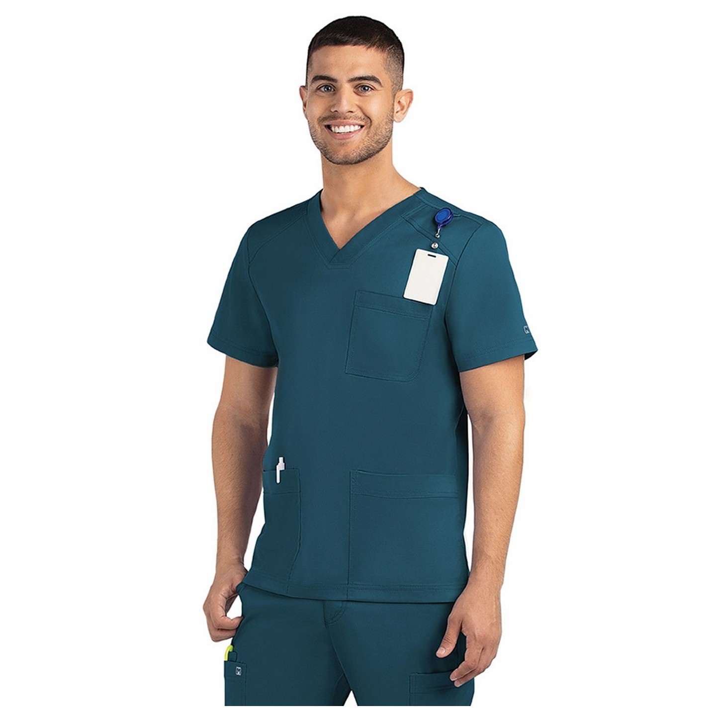 5502 Matrix Men's 3 Pocket V-neck Top