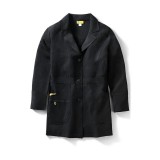 7004 WonderWink Four-Stretch 32 Inch Three Button Lab Coats - Black