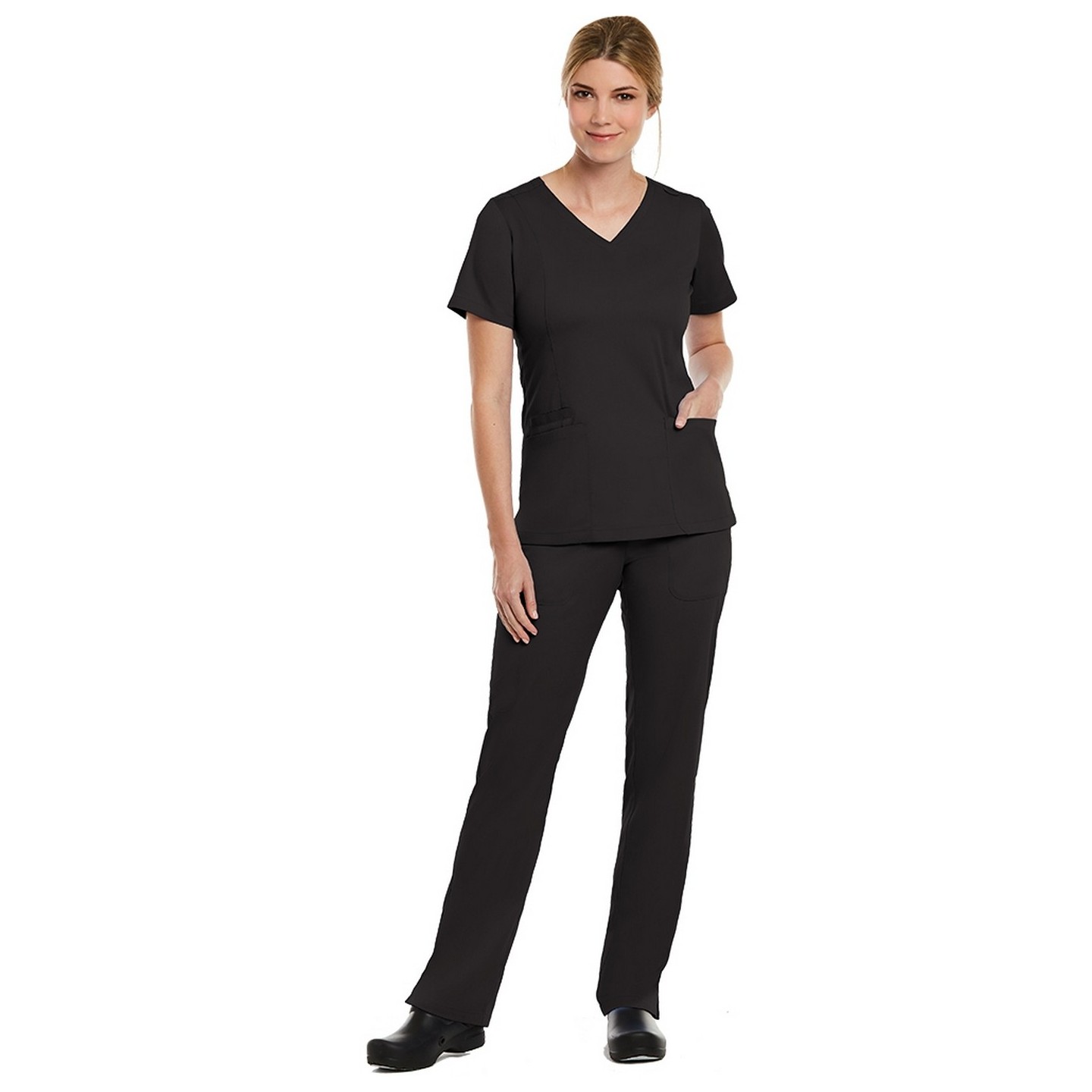 3501 Matrix Both Side V-Neck Top - Maevn