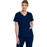 3501 Matrix Both Side V-Neck Top - Maevn