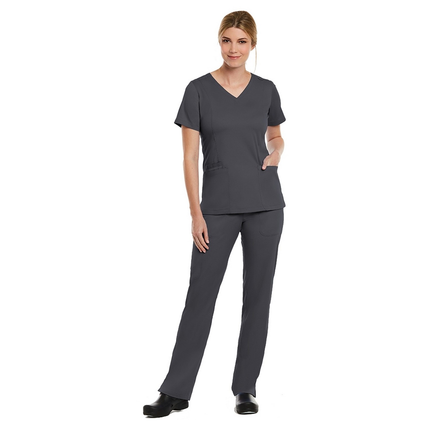 3501 Matrix Both Side V-Neck Top - Maevn