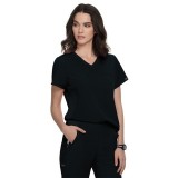 1038 Planet koi Renew V-Neck Scrub Top 