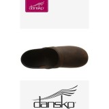 The Professional by Dansko (Women's) - Antique Brown - Black Oiled Leather