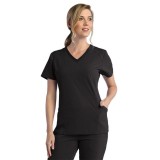 1902 Pure Soft by Maevn Modern V-Neck Scrub Top