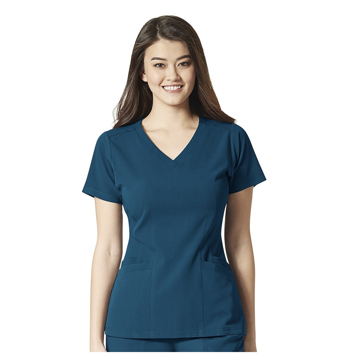 6129 WonderWink Aero Haut à col en V pour femme