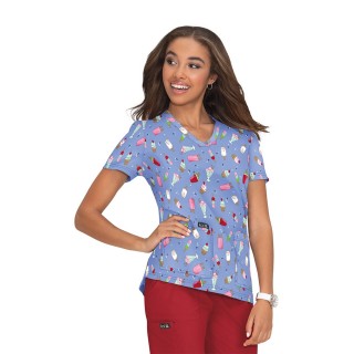 384PR koi Basics Leslie Print Top - Sweet Tooth