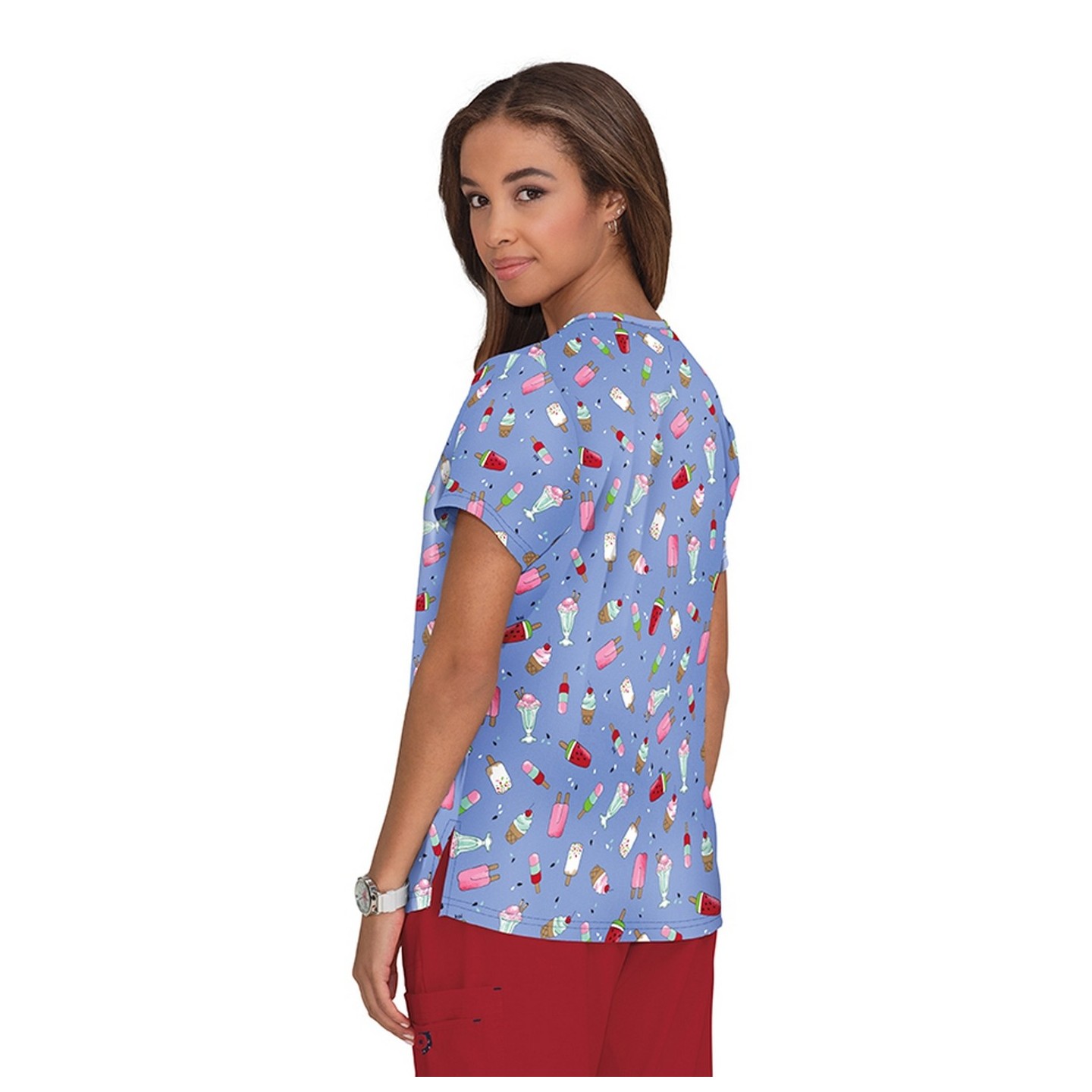 384PR koi Basics Leslie Print Top - Sweet Tooth