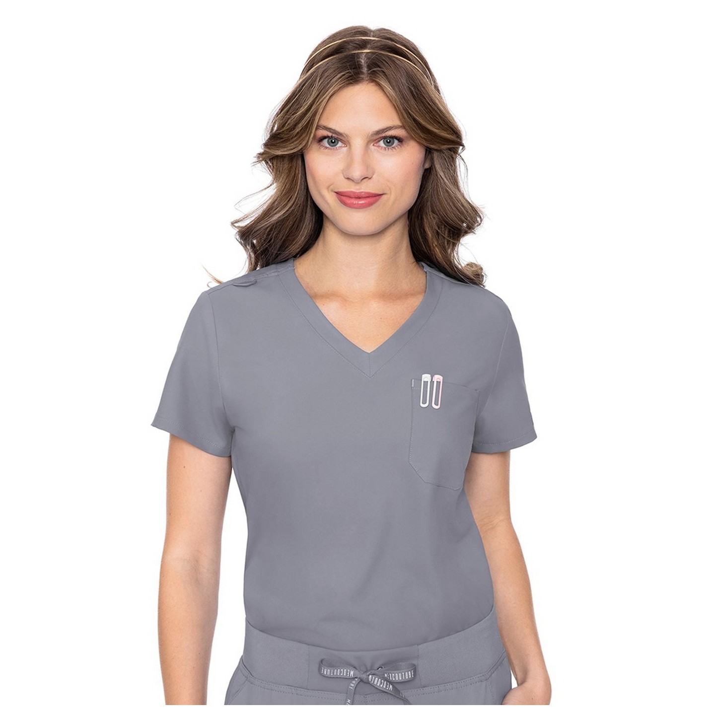 2432 Med Couture Insight Haut d'Uniforme à Une Poche