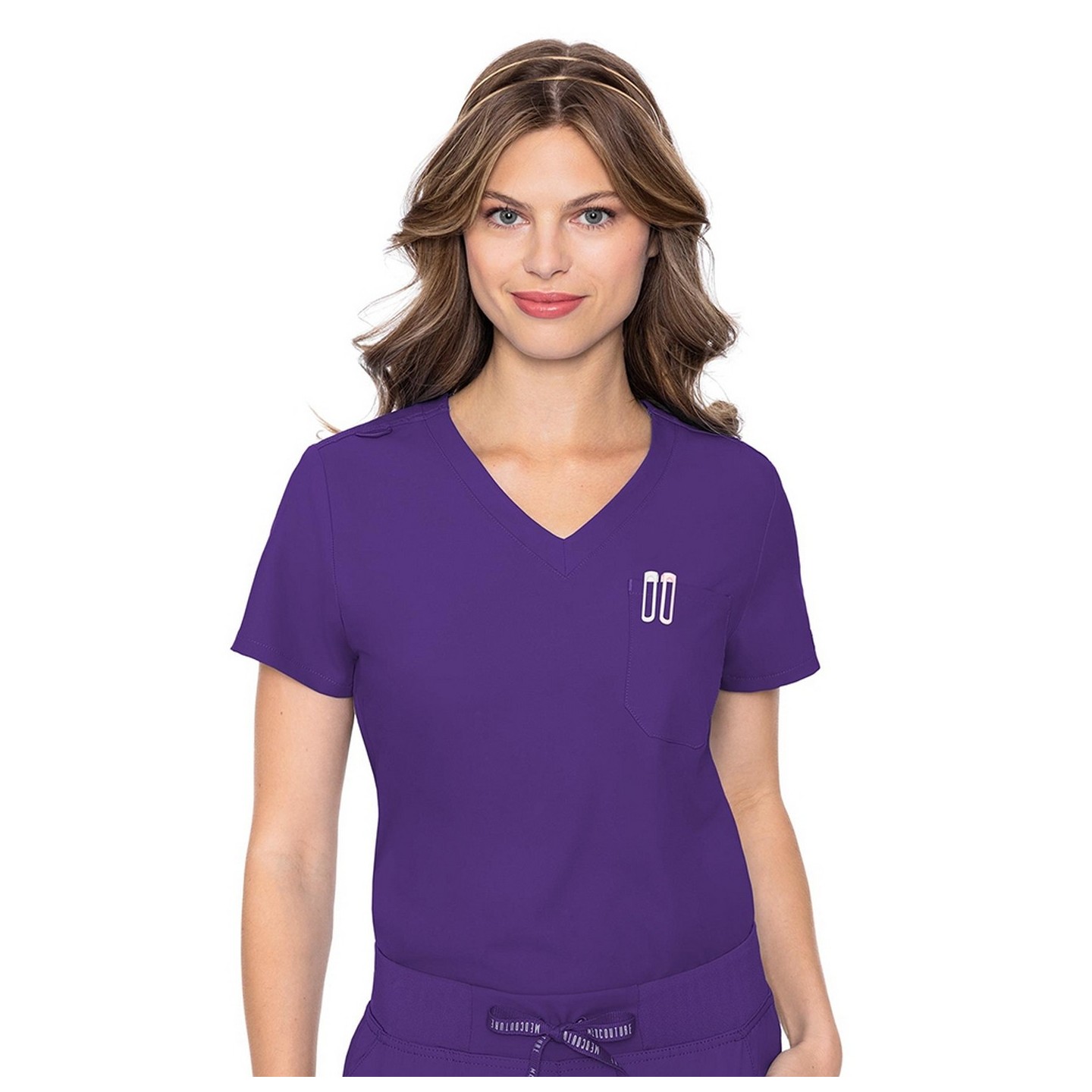 2432 Med Couture Insight Haut d'Uniforme à Une Poche