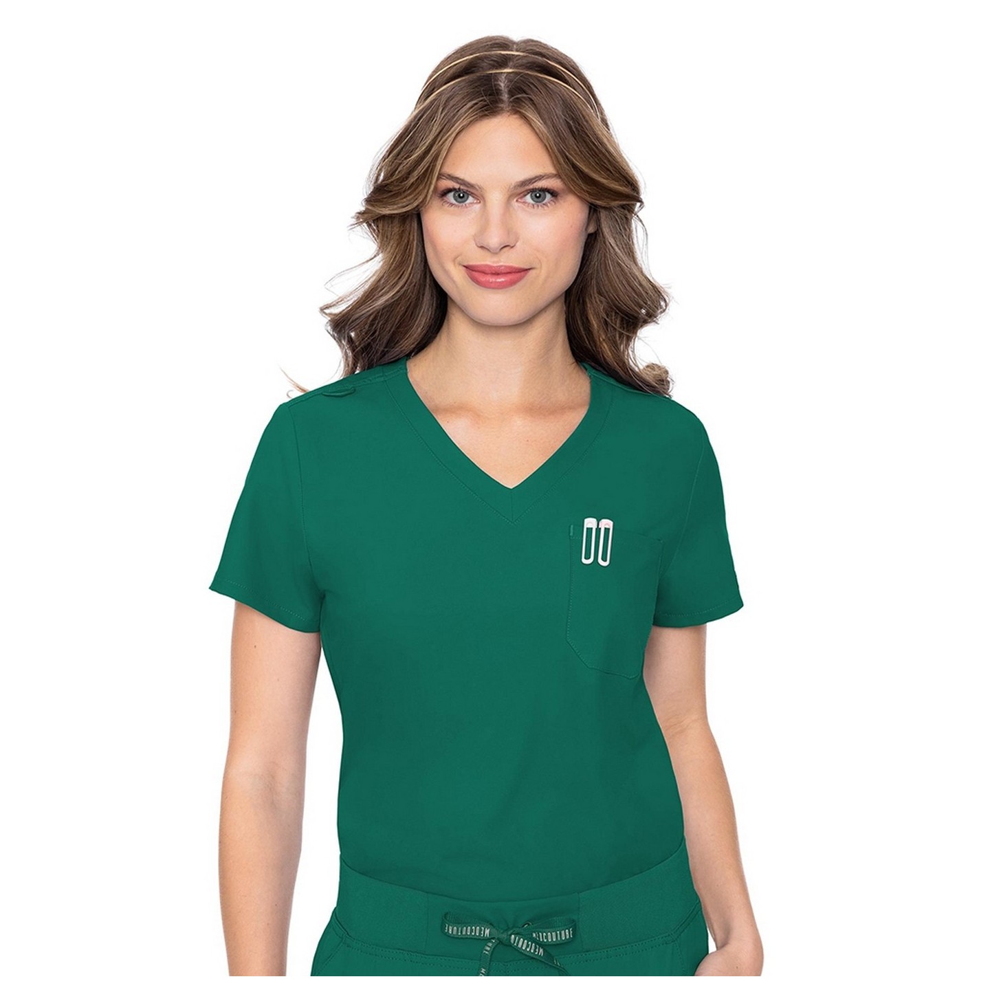 2432 Med Couture Insight Haut d'Uniforme à Une Poche