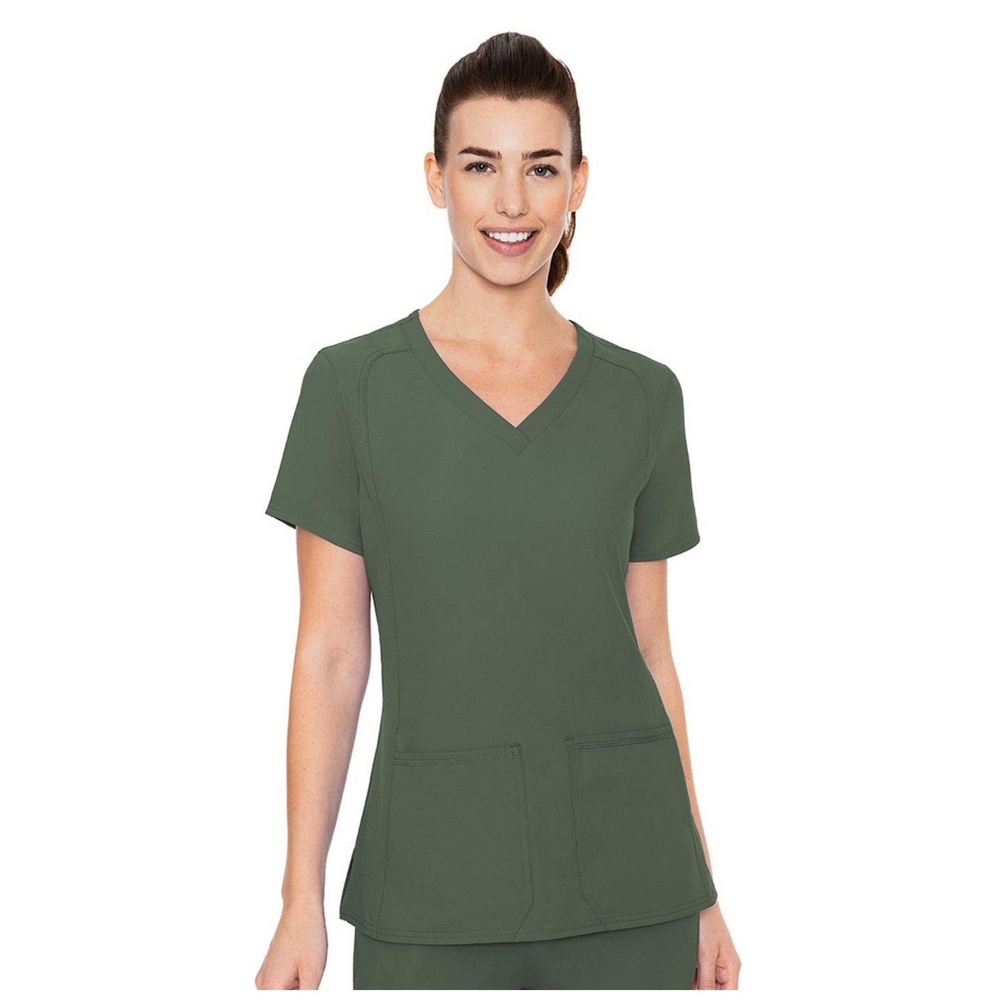 2468 Med Couture Insight Side Pocket Scrub Top