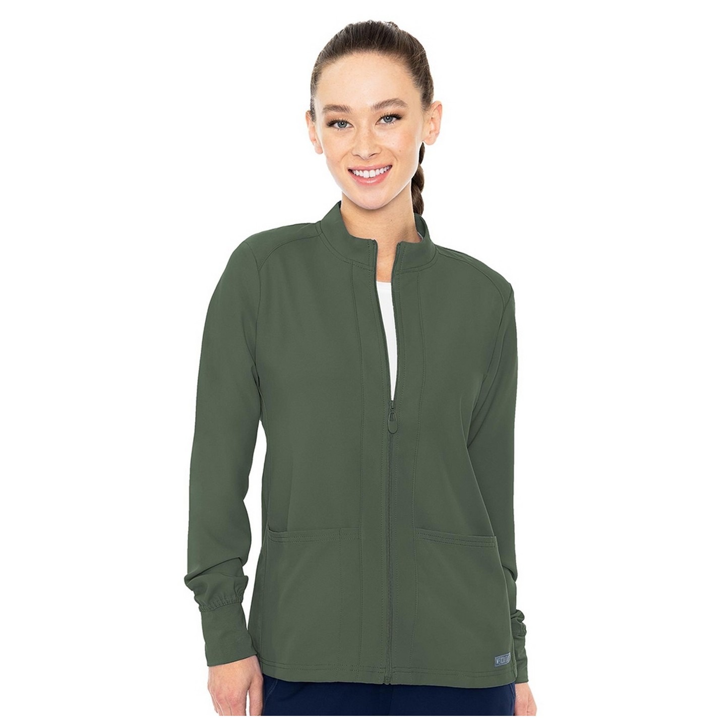 2660 Med Couture Insight Front Pocket Warm Up Jacket