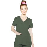 2411 Med Couture Insight 3 Pocket Scrub Top