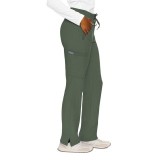 2702P Petite Med Couture Insight Zipper Scrub Pant