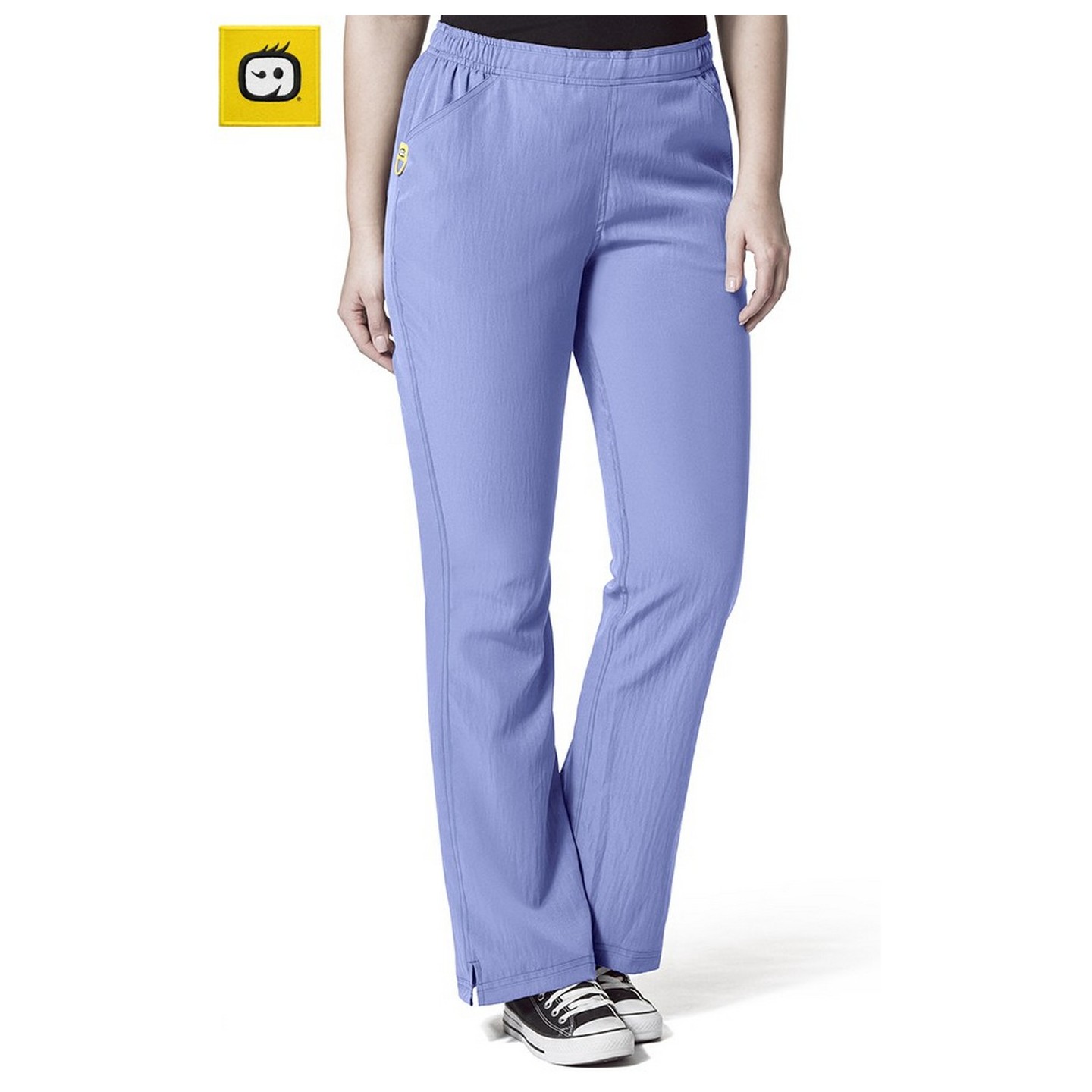 5205 WonderWink Plus Pantalon anti-tuméfaction - Ceil Blue