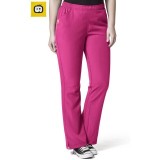 5205 WonderWink Plus Tummy Control Flare Leg Scrub Pants - Hot Pink