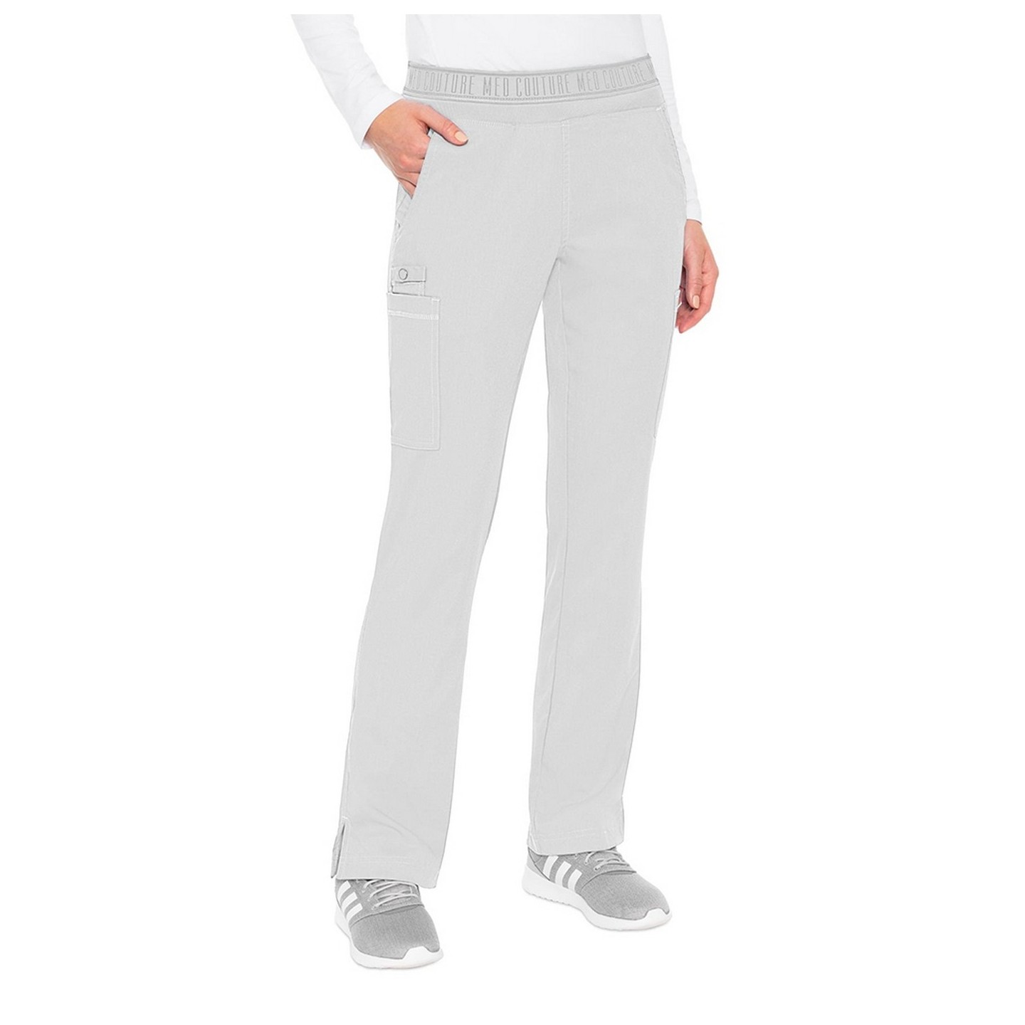 7739P Petite Med Couture Performance Touch YOGA 2 CARGO POCKET PANT - (27 1/2”)