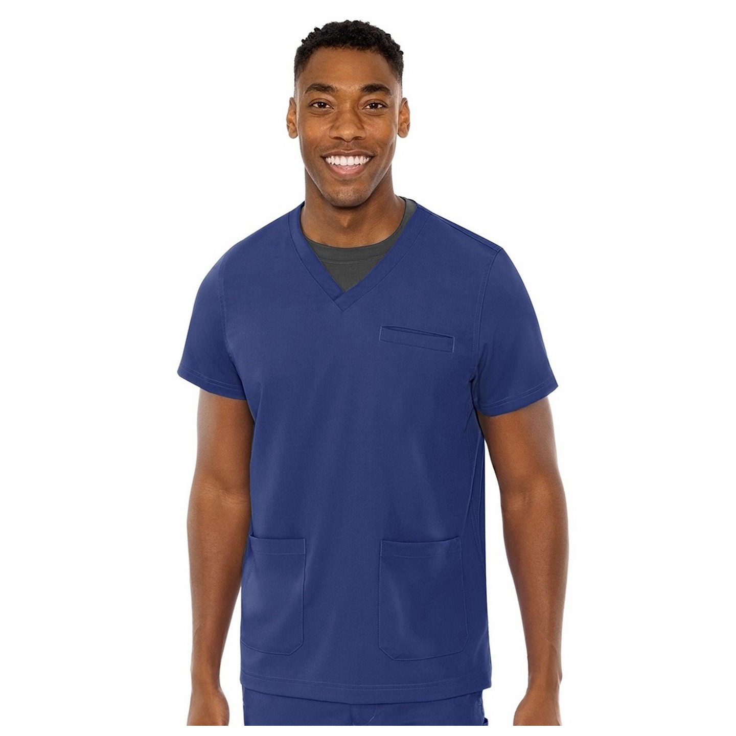 7477 Med Couture Rothwear Wescott 3 Pocket Men's Scrub Top 