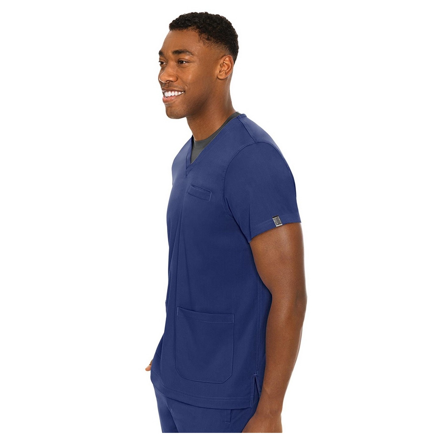 7477 Med Couture Rothwear Wescott 3 Pocket Men's Scrub Top 