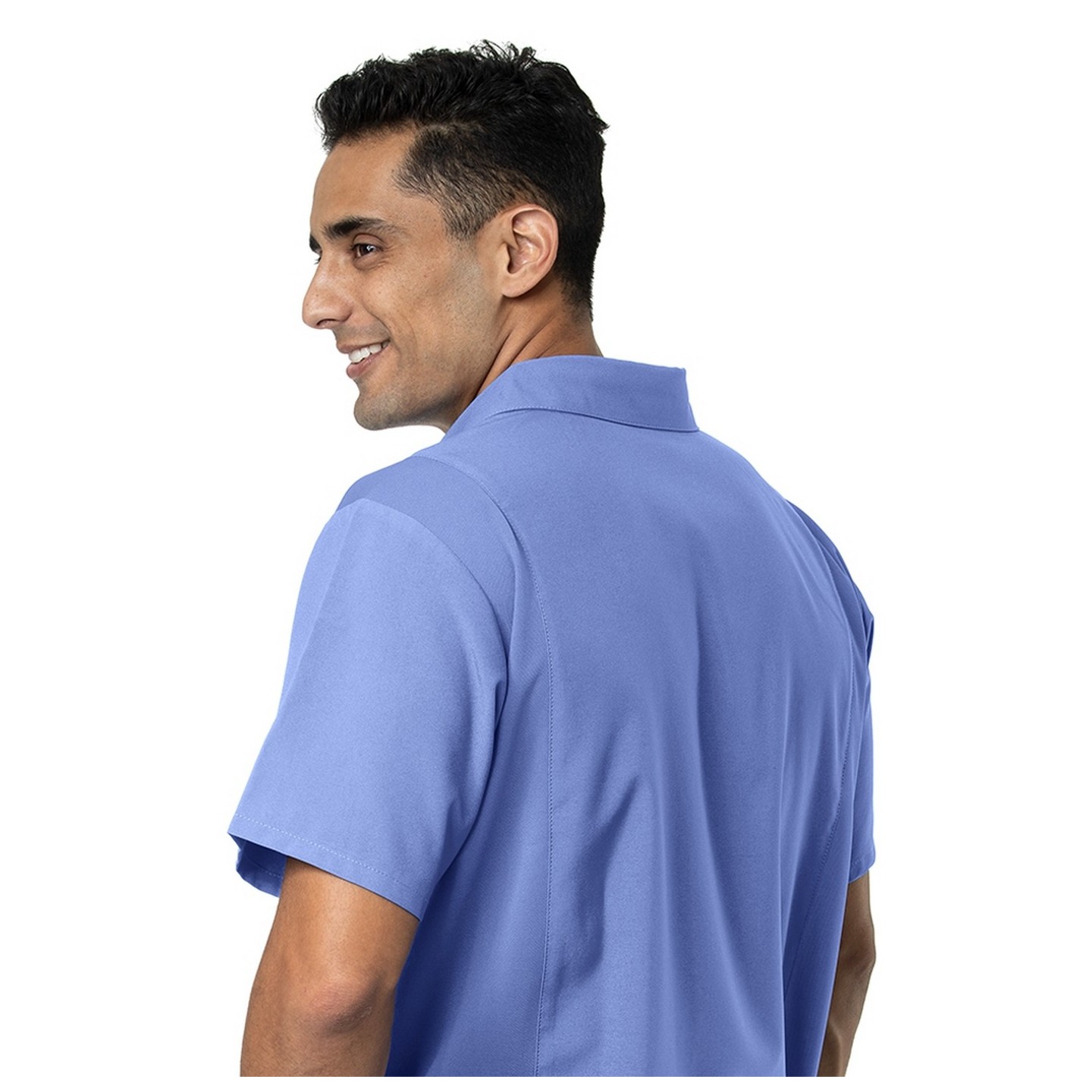 6055 W123 by WonderWink Men's Collar Top