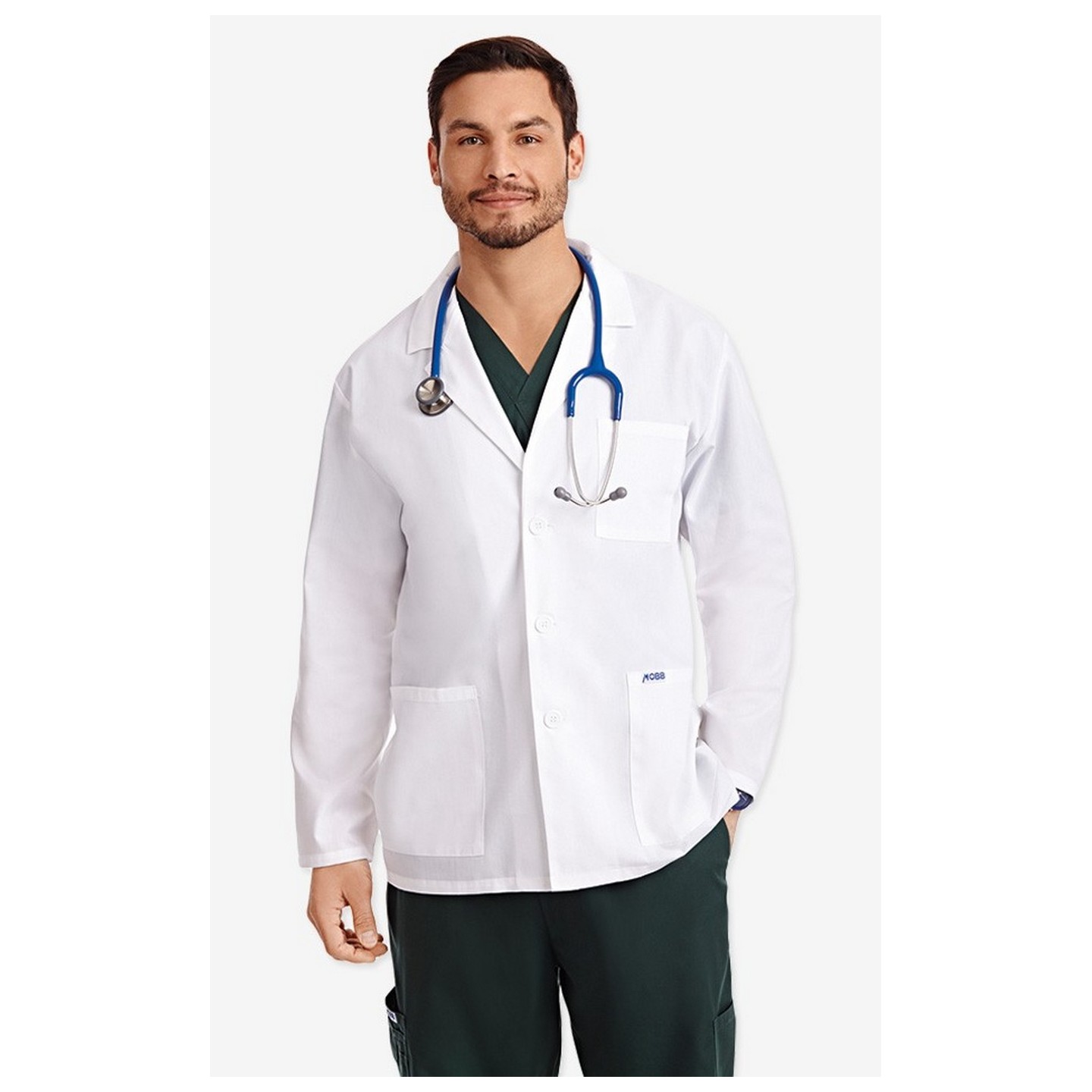 L203 MOBB unisexe demi-longueur Lab Coat - Voir des hommes