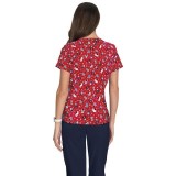 384PR koi Basics Leslie Top - Christmas Llama