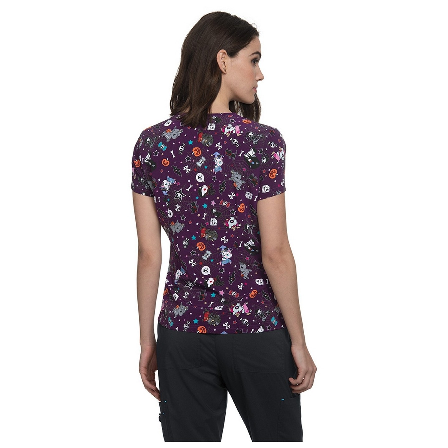 384TKD koi Basics Leslie tokidoki Print Top - Unicorno Halloween