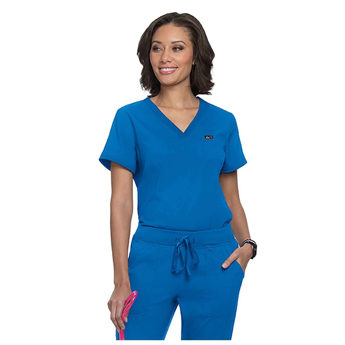 1039 koi Lite Stretch Velocity Scrub Top