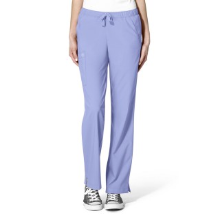 5155 W123 de WonderWink Pantalon double cargo à devant plat pour femmes