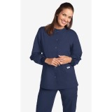 WJ370 MOBB Snap Front Warm-Up Jacket - Navy (NN)