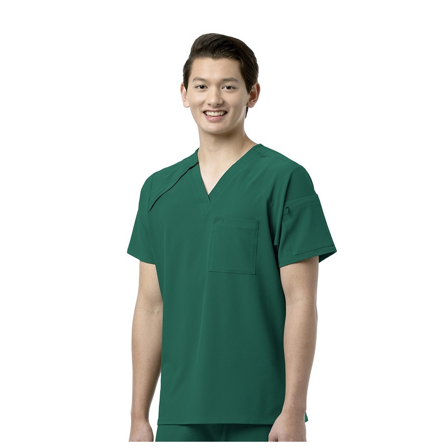 6034 WonderWink Renew Men’s EZ Zip Top