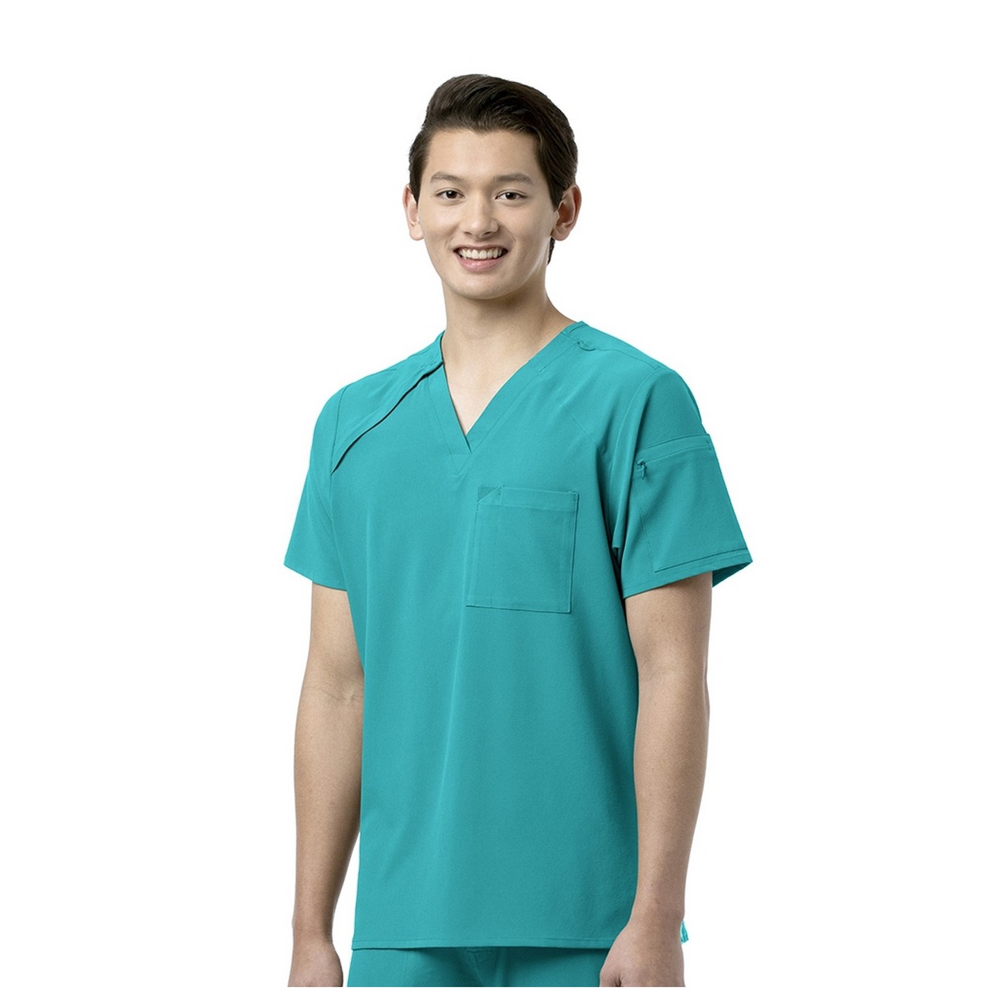 6034 WonderWink Renew Men’s EZ Zip Top