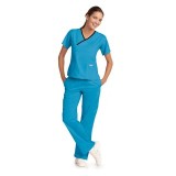 *VENTE FINALE Aqua/Black MOBB 323/312 Ensemble de gommage en deux pièces Criss Cross Flip Flap